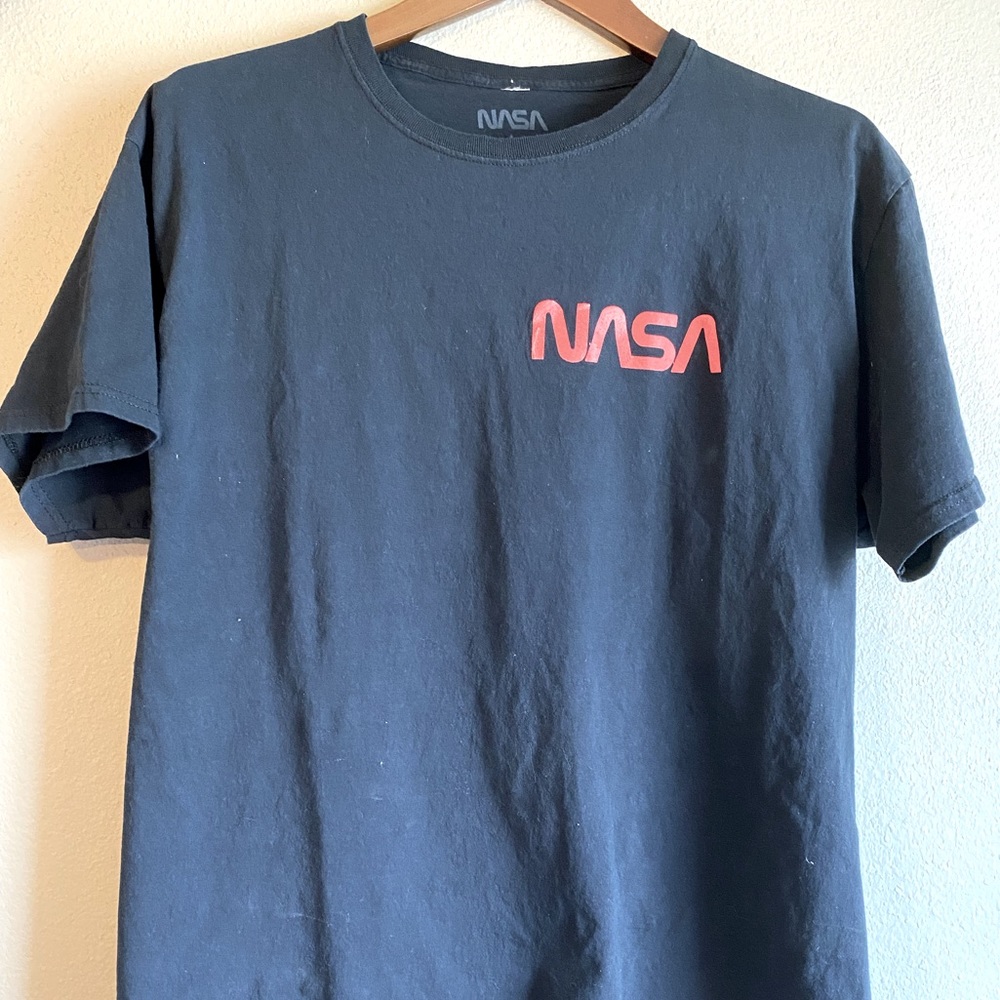 NASA black graphic T